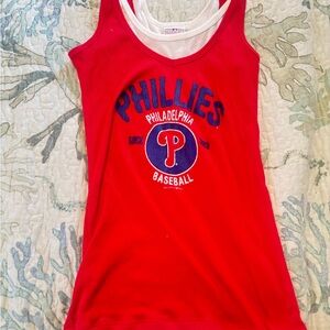 MLB Red Phillies Tank Top